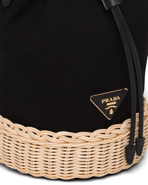 prada bucket bag mini|prada wicker bucket bag.